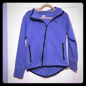Puma asymmetrical zippier jacket
